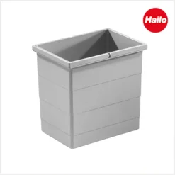 Hailo Inneneimer 18 L 1093479 Ersatzbehälter Kunststoff Hellgrau für Raumspar Tandem