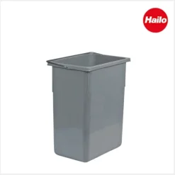 Hailo Inneneimer 1094089 8,5 L Ersatzbehälter hellgrau mit Henkel für passende Hailo Abfallsysteme