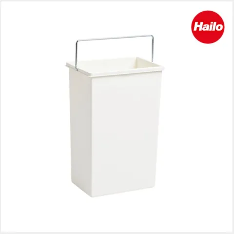 Hailo Inneneimer 10 L 1045629 Ersatzbehälter weiß mit Henkel für Terzett 3666031 Abfallsystem