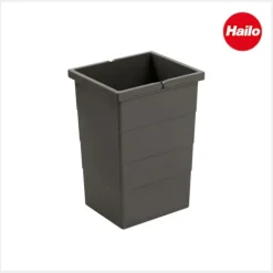 Hailo Inneneimer 13 L 1220359 Ersatzbehälter basaltgrau für Cargo-Synchro Triple XL Allegro