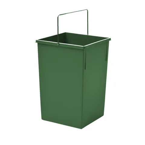 Hailo Inneneimer 15 L 1073259 Ersatzbehälter Kunststoff grün mit Henkel für Tandem Abfallsysteme