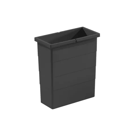 Hailo Inneneimer 14 L 1129929 Ersatzbehälter dunkelgrau mit 2 Henkeln für Cargo Soft short