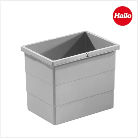 Hailo Inneneimer 15 L 1102459 Ersatzbehälter signalgrau für Einbausysteme