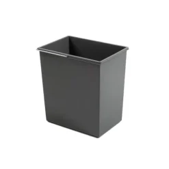 Hailo Inneneimer 1220969 20 L Ersatzbehälter basaltgrau mit Henkel für Hailo Solo