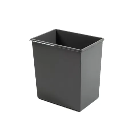 Hailo Inneneimer 1220969 20 L Ersatzbehälter basaltgrau mit Henkel für Hailo Solo