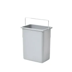 Hailo Inneneimer 8,5 Liter 1068409 Ersatzeimer Kunststoff signalgrau mit Henkel für Euro-Cargo