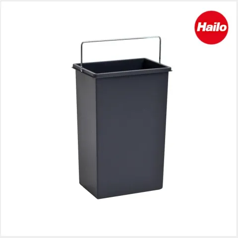 Hailo Inneneimer 1045639 10 Liter Ersatzbehälter Kunststoff dunkelgrau 154 x 226 x 350 mm