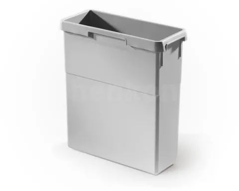 Hailo Inneneimer 19 Liter 1071319 Ersatzeimer Kunststoff hellgrau für Easy-Cargo Euro-Cargo-S Triple-XL