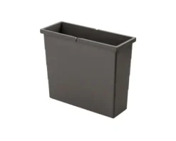Hailo Inneneimer 1139009 17 Liter Ersatzbehälter Kunststoff basaltgrau 414 x 158 x 350 mm