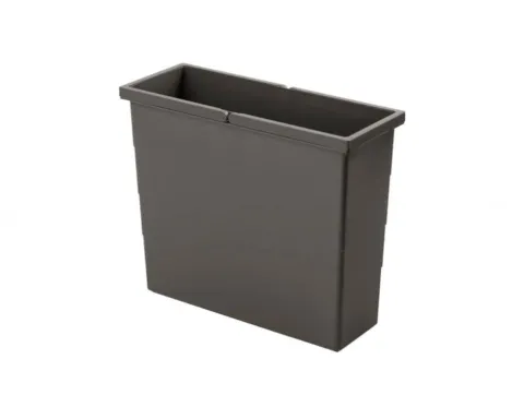 Hailo Inneneimer 1139009 17 Liter Ersatzbehälter Kunststoff basaltgrau 414 x 158 x 350 mm