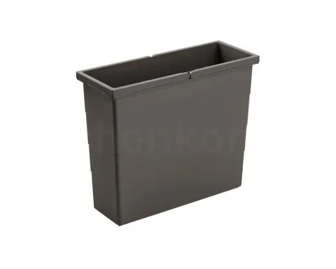 Hailo Inneneimer 1139009 17 Liter Ersatzbehälter Kunststoff basaltgrau 414 x 158 x 350 mm