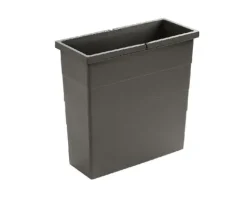 Hailo Inneneimer 1220369 18 Liter Ersatzbehälter Kunststoff basaltgrau 385 x 166 x 380 mm