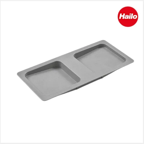 Hailo Inneneimer 12 Liter 1009319 Ersatzeimer Kunststoff grau mit Deckel für Allegro Cargo XXL