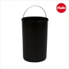 Hailo Inneneimer 1225049 20 Liter Kunststoff schwarz rund Ø 271 x 418 mm für Mono