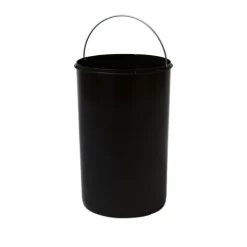 Hailo Inneneimer 1225049 20 Liter Kunststoff schwarz rund Ø 271 x 418 mm für Mono