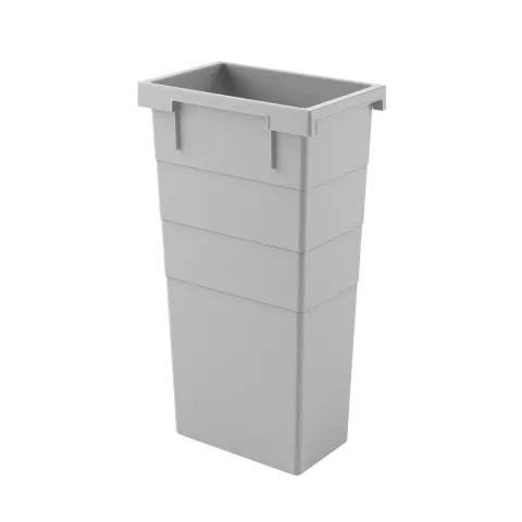 Hailo Inneneimer 20 l 1222549 Kunststoff hellgrau 269 x 176 x 500 mm rechteckig als Ersatzbehälter