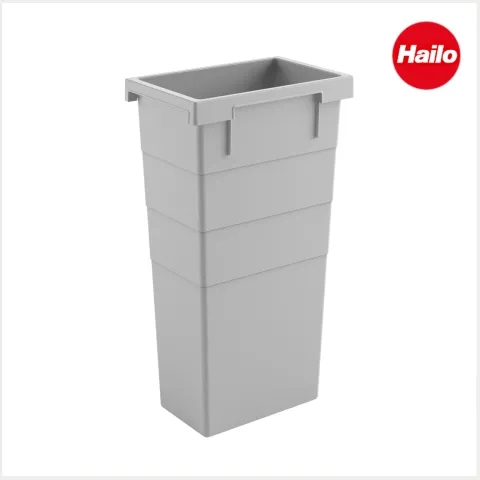 Hailo Inneneimer 20 l 1222549 Kunststoff hellgrau 269 x 176 x 500 mm rechteckig als Ersatzbehälter