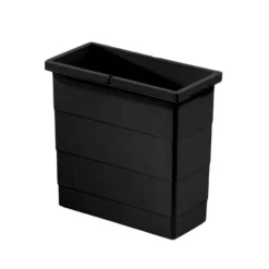 Hailo Inneneimer 12 l 1225949 320 x 156 x 295 mm schwarz mit 2 Henkeln für Raumspar Tandem S