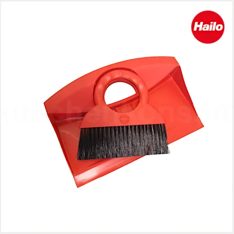Hailo Kehr-Set 1068569 Schaufel und Besen Kunststoff rot Zubehör für Küche