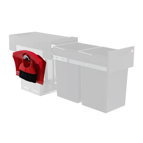 Hailo Kehr-Set 1068569 Schaufel und Besen Kunststoff rot Zubehör für Küche