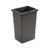 Hailo 13 Liter Inneneimer 1132959 dunkelgrau 242 x 192 x 380 mm