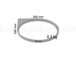 Hailo Mantelring oben 1090289 Ersatzteil Kunststoff schwarz für Compact-Box Mono Abfallsammler Küchenschrank