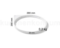Hailo Mantelring oben 1090319 Ersatzteil Kunststoff weiß Compact-Box Mono