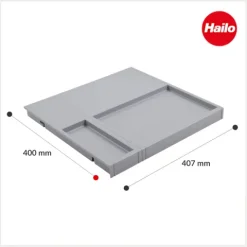Hailo Multideckel 1109729 Tablarboden Kunststoff hellgrau für Separato K 45 cm Schrank