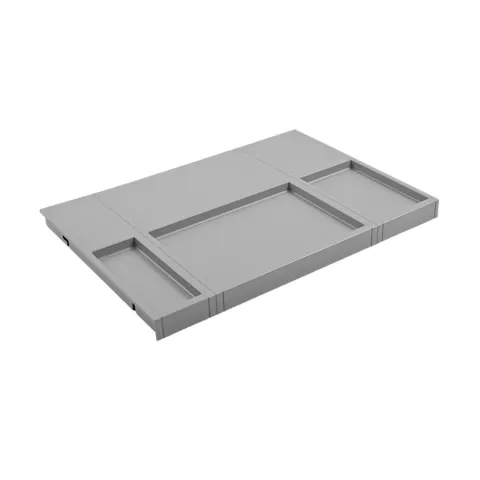 Hailo Multideckel 1109749 Tablarboden Kunststoff signalgrau für Separato K 60 cm