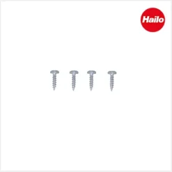 Hailo Rundkopfschraube 4x15 mm 1964159 Montagezubehör für Hailo Abfallsammler Bodenmontage