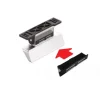 Hailo Türöffner Ersatzmagnet Paar 1001349 Kick and Go Magnetblock Kunststoff Schwarz für Fußhebel 3691