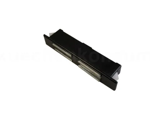 Hailo Türöffner Ersatzmagnet Paar 1001349 Kick and Go Magnetblock Kunststoff Schwarz für Fußhebel 3691