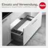 Hailo Utensiliendepot 1124889 Ordnungsmodul Kunststoff dunkelgrau für Flex 21 Orga