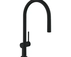 hansgrohe Küchenarmatur flexibel TALIS M54 schwarz matt 72802670