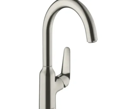 hansgrohe Küchenarmatur FOCUS 220 M42 edelstahl gebürstet 71802800