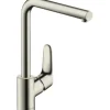 hansgrohe Küchenarmatur FOCUS 41 edelstahl gebürstet 31817800