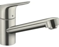 hansgrohe Küchenarmatur FOCUS 100 M43 edelstahl gebürstet 71818800