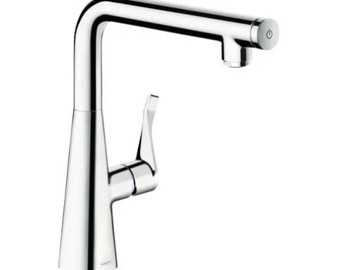 hansgrohe Küchenarmatur METRIS SELECT M71 edelstahl gebürstet 14847800