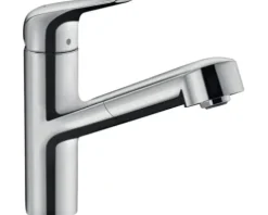 hansgrohe Küchenarmatur mit Ausziehauslauf FOCUS 150 M42 Eco chrom 71865000
