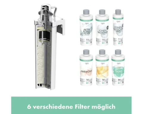 hansgrohe Küchenarmatur mit Filterfunktion AQITTURA M91 chrom mit Filterkopf 76803000