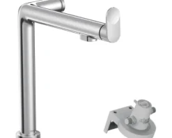 hansgrohe Küchenarmatur mit Filterfunktion AQITTURA M91 FilterSystem 240 chrom mit Filterkopf 76804000
