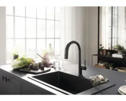 hansgrohe Küchenarmatur mit Filterfunktion AQITTURA M91 schwarz matt mit Filterkopf 76803670