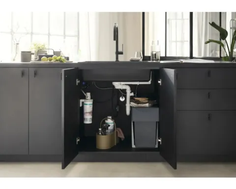 hansgrohe Küchenarmatur mit Filterfunktion AQITTURA M91 schwarz matt mit Filterkopf 76803670