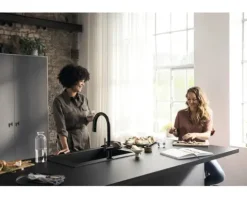 hansgrohe Küchenarmatur mit Filterfunktion AQITTURA M91 schwarz matt mit Filterkopf 76803670