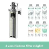 hansgrohe Küchenarmatur mit Filterfunktion AQITTURA M91 edelstahl gebürstet mit Schlauchbox und Filterkopf 76826800