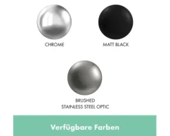 hansgrohe Küchenarmatur mit Filterfunktion AQITTURA M91 FilterSystem 240 schwarz matt mit Filterkopf 76804670