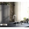 hansgrohe Küchenarmatur mit Filterfunktion SodaSystem AQITTURA M91 chrom mit Schlauchbox, Filterkopf, Mineralisierungskartusche Harmony mit Filter, CO2 Flasche und SodaBase 76806000