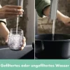 hansgrohe Küchenarmatur mit Filter- und Sprudelfunktion AQITTURA M91 SodaSystem 240 edelstahl gebürstet mit Filterkopf, Mineralisierungskartusche Harmony mit Filter, CO2 Flasche und SodaBase ComfortZone 76810800