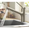 hansgrohe Küchenarmatur mit Handbrause ZESIS 150 M33 edelstahl gebürstet 74820800