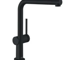 hansgrohe Küchenarmatur mit herausziehbaren Auslauf TALIS M54 EcoSmart schwarz matt 72845670